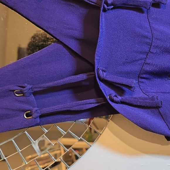 Anthropologie Maeve Viscose Souxanne Wide-Leg Apron Wide-Leg Jumpsuit - Picture 6 of 14